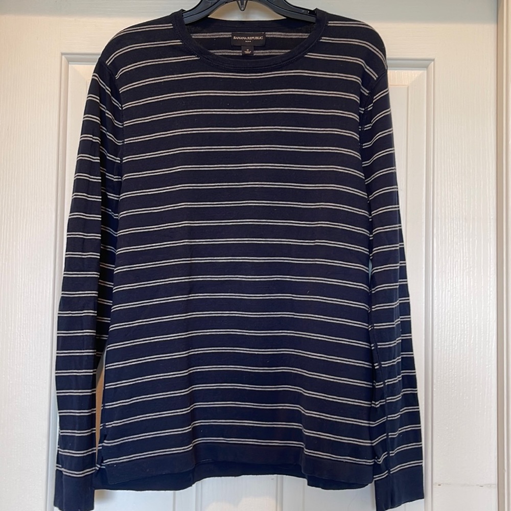 Banana Republic Striped long sleeve top